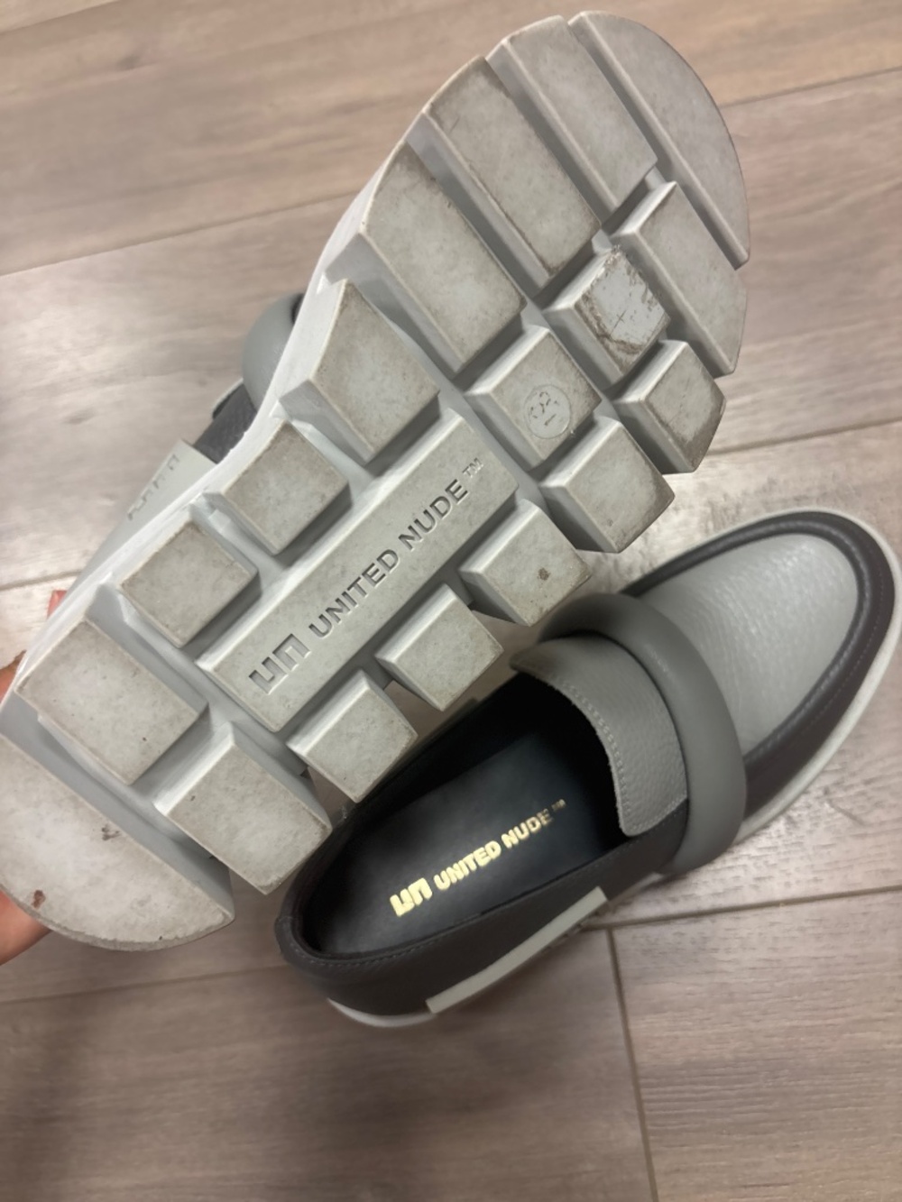 United Nude gray platform shoes 37 - Picture 7 of 10